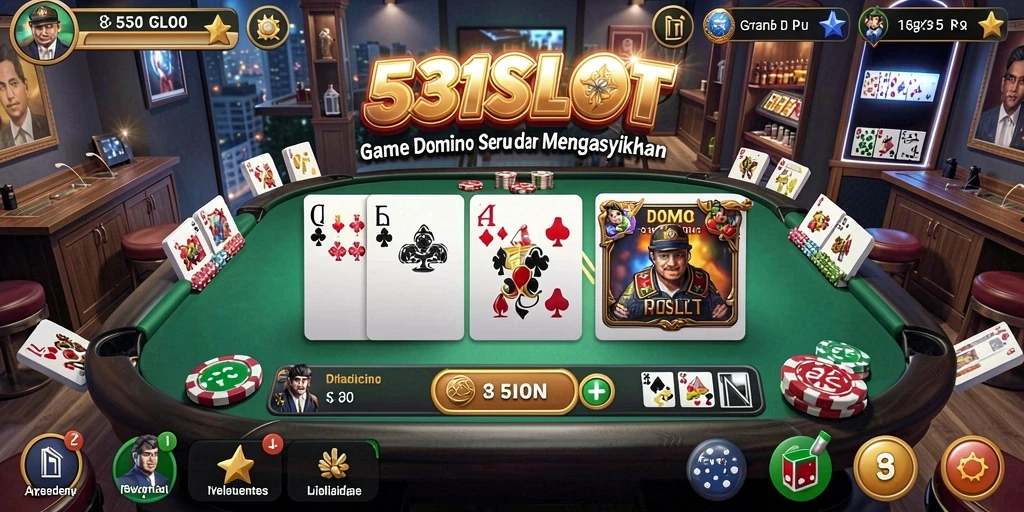 Gameplay seru di 531SLOT dengan suasana permainan Domino.