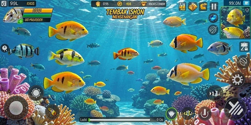 Gameplay Tembak Ikan yang seru dan menantang di 9SL.