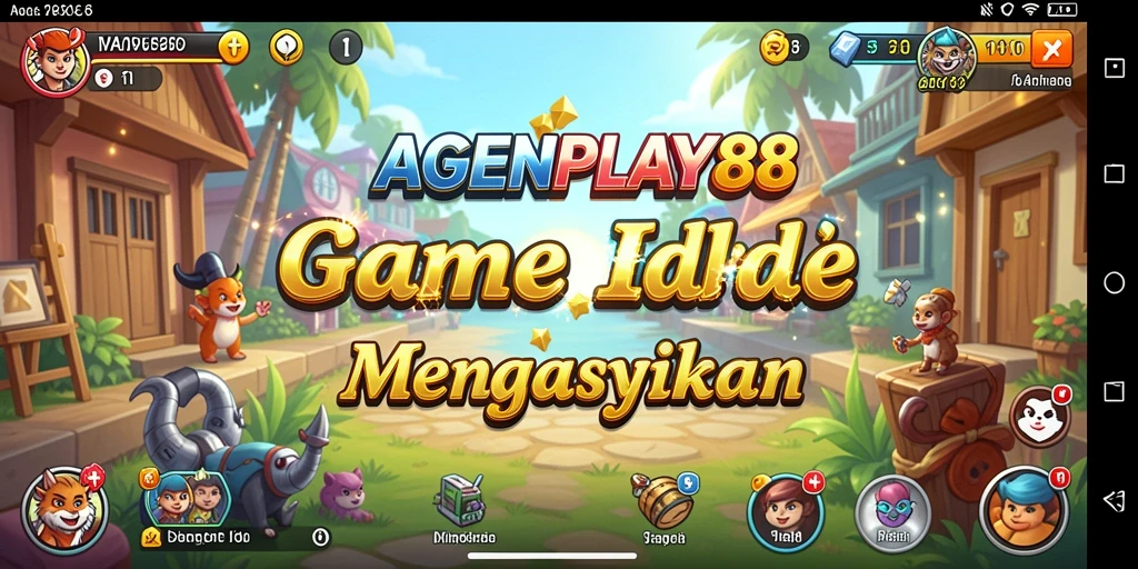 Screenshot AGENPLAY88 menampilkan gameplay seru dalam mode Idle.