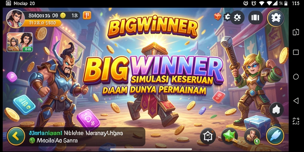 Tampilan utama gameplay <strong>BIGWINNER</strong> yang menarik dan interaktif.