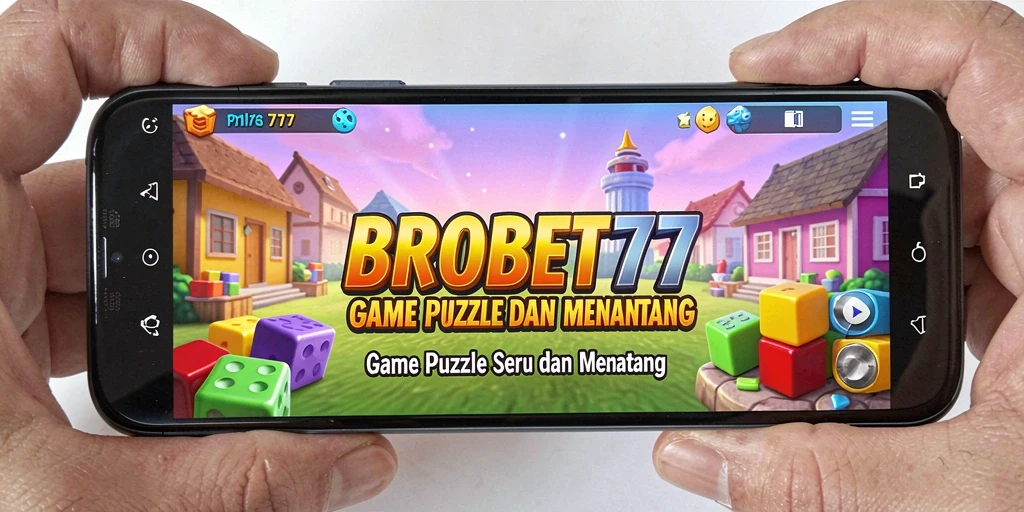 Tampilan seru dari gameplay Puzzle BROBET77.