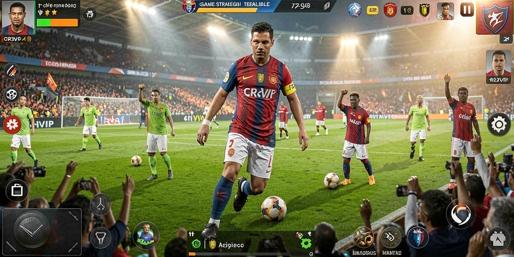 Tampilan gameplay CR7VIP yang seru dan menegangkan.