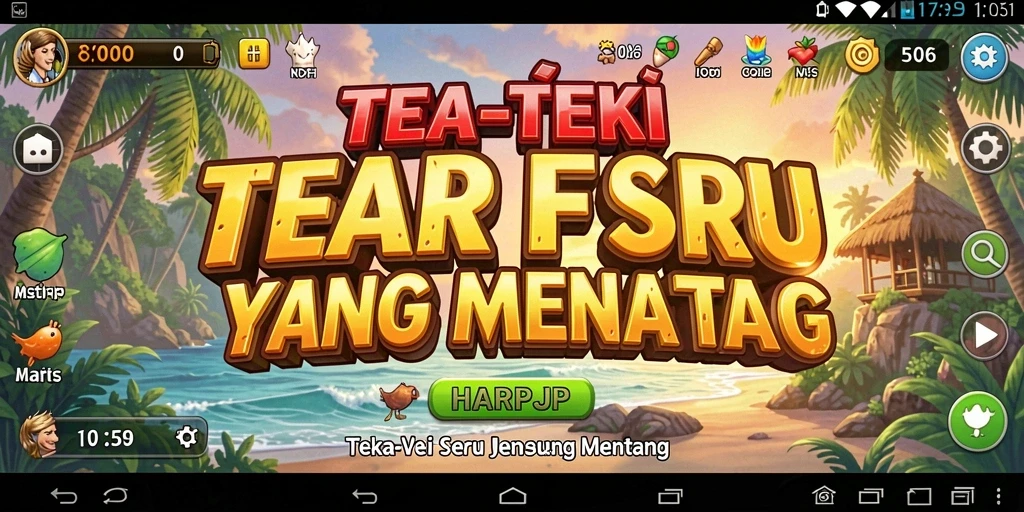 Screenshot gameplay HARAPJP menampilkan teka-teki yang menarik dan menantang.