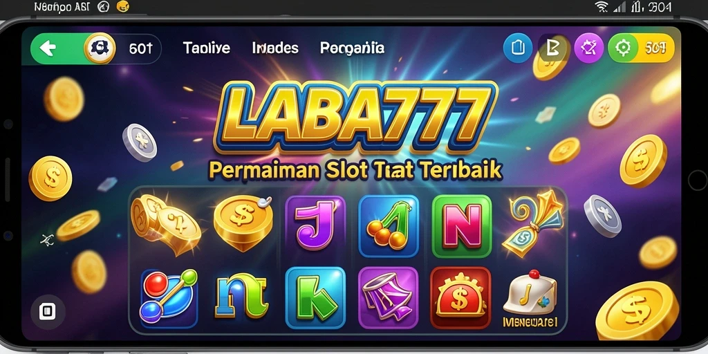 Tampilan seru dalam screenshot utama LABA777 yang penuh warna.