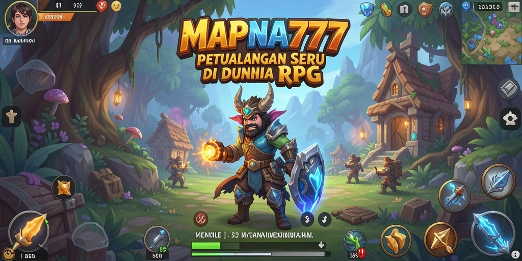 Tangkapan layar utama MAPNA777 menampilkan aksi pertarungan yang mendebarkan di dunia RPG.