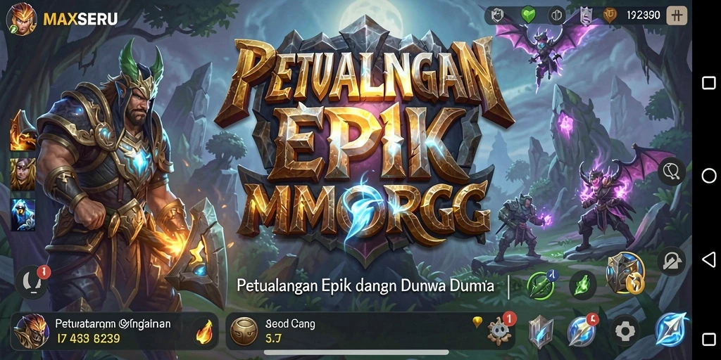 Gameplay seru dan interaksi dalam dunia fantasi MAXSERU.