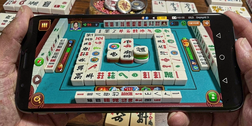 Screenshot gameplay MENTARI138 menampilkan ubin Mahjong yang menarik.