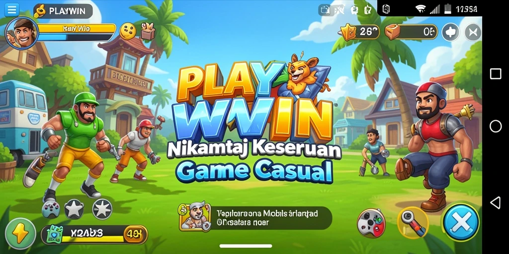Tampilan menarik dari gameplay seru PLAYWIN yang menghibur.