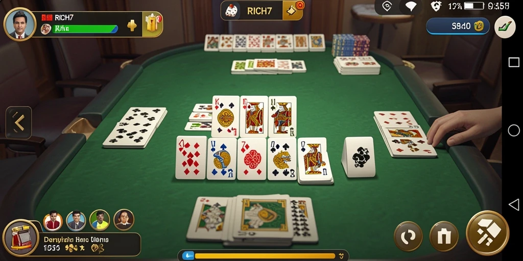 Tampilan gameplay RICH7 yang seru dan interaktif.