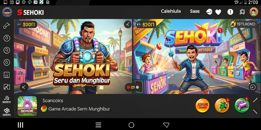 Tampilan seru dari gameplay SEHOKI yang penuh aksi dan tantangan.