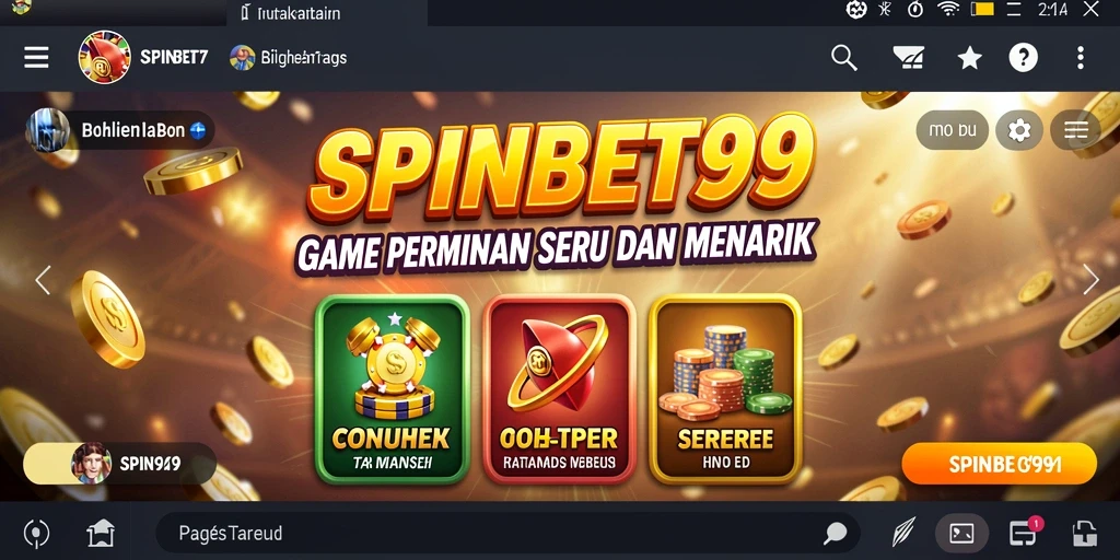 Tampilan menarik dari gameplay SPINBET99 yang mengasyikkan.