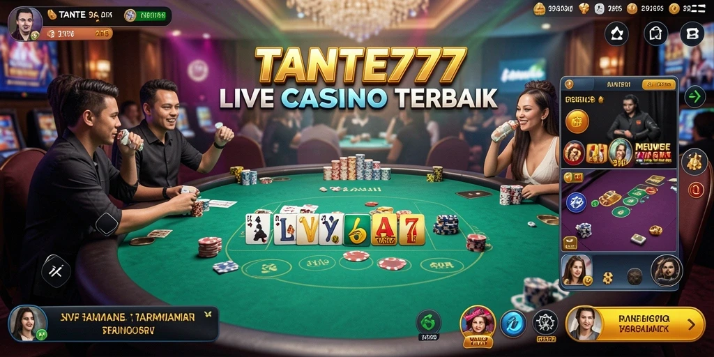 Gameplay seru di aplikasi Live Casino TANTE777 yang menegangkan.
